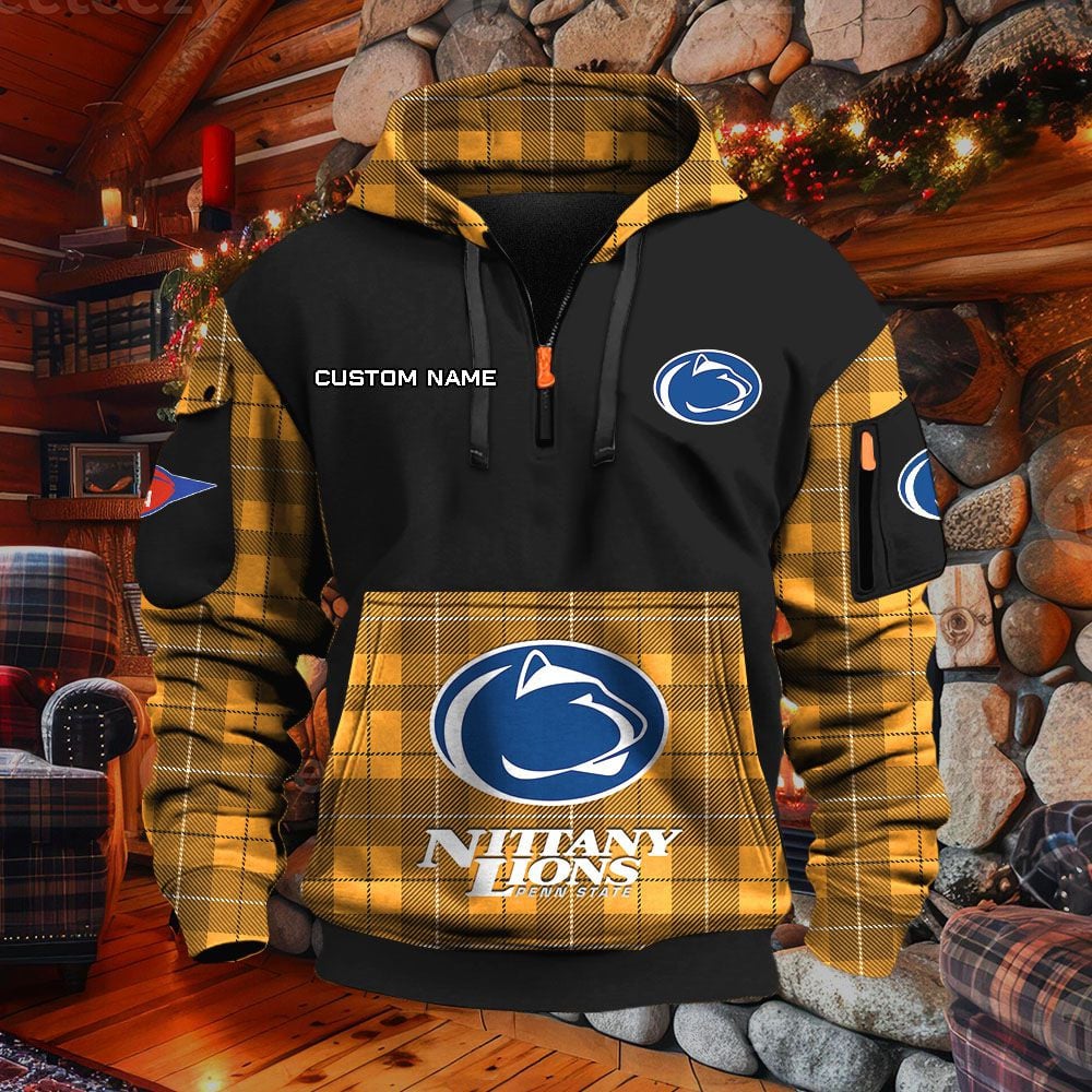 Sweat à capuche à demi-zip Penn State Nittany Lions – Image 9