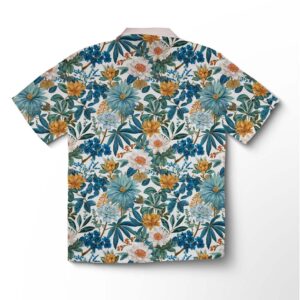 Alternative view of Chemise hawaïenne pour homme – Jardin botanique saphir luxe