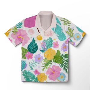 Chemise hawaïenne pour homme – Fête de plage estivale & glaces