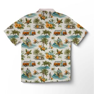 Alternative view of Chemise hawaïenne pour homme – Van de surf rétro Tropicana